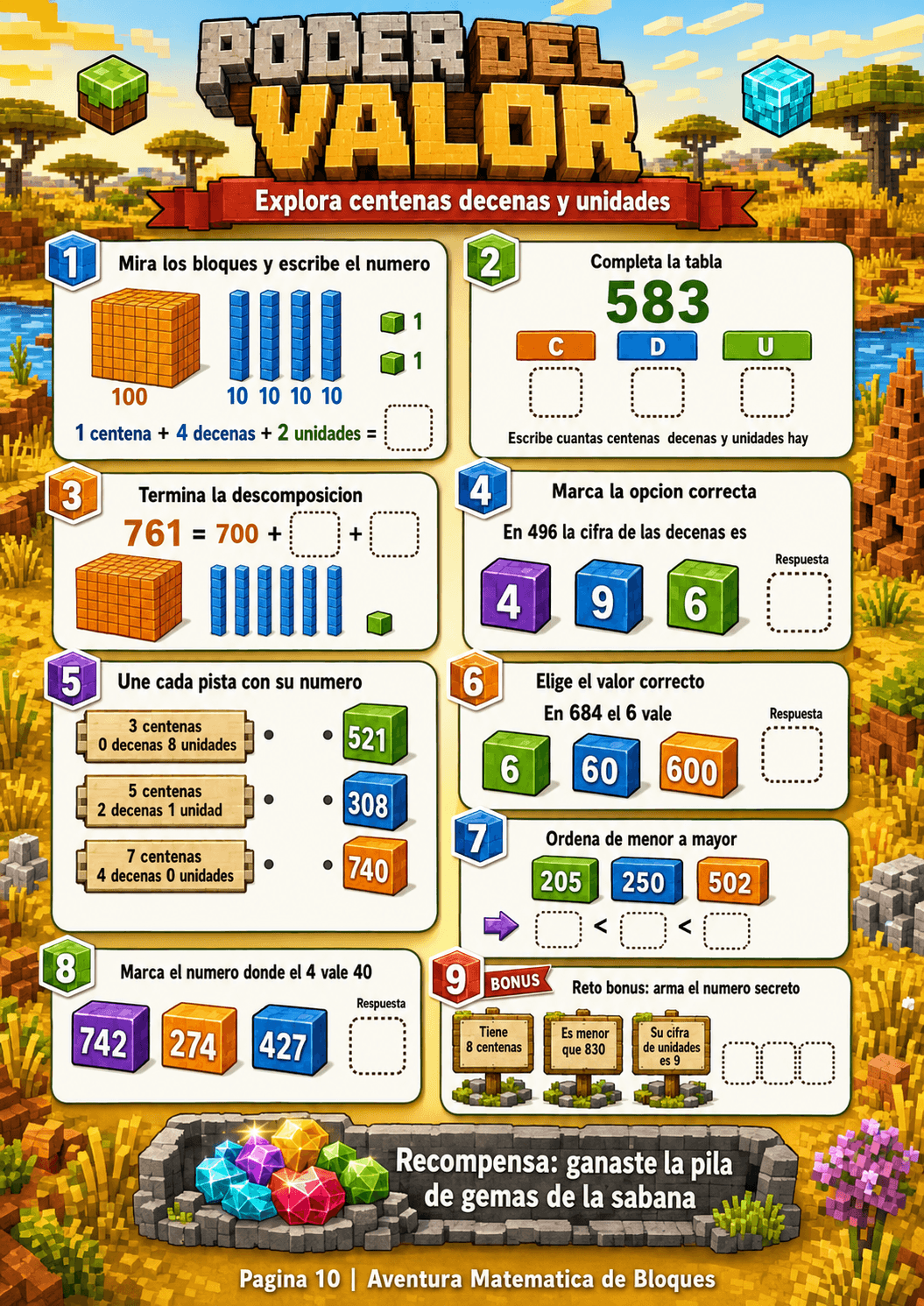 Muestra 2 de 3º grado